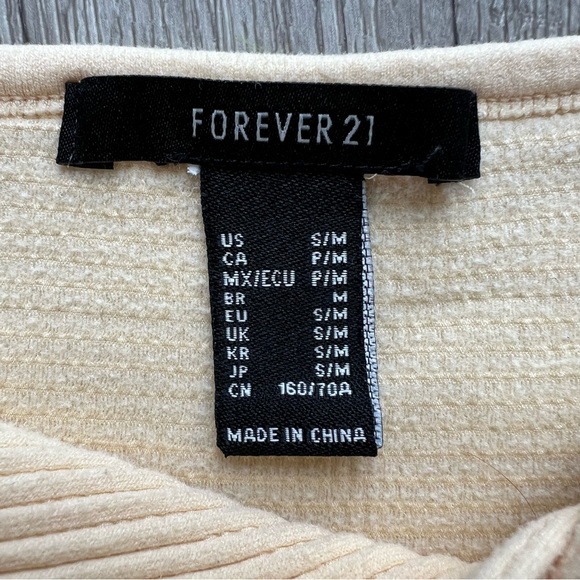 Forever 21 Seamless Surplice Cropped Cami | Size S/M - Picture 7 of 8